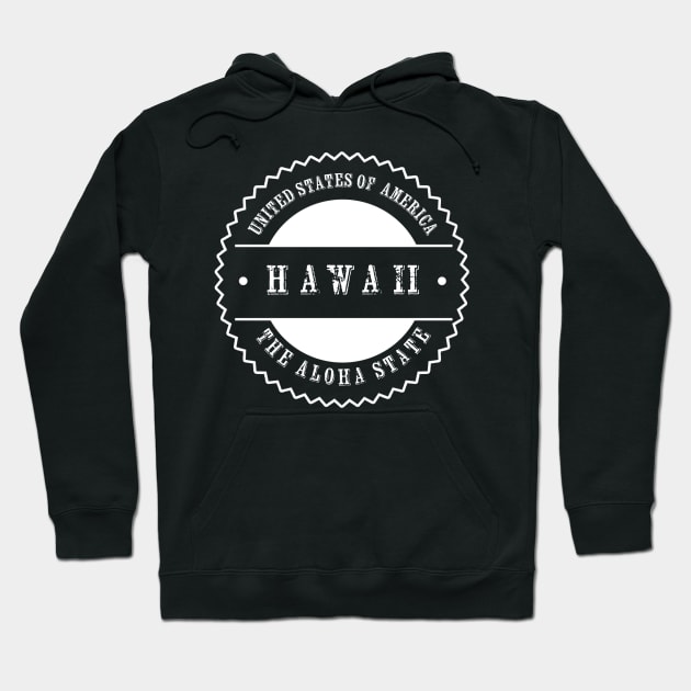 Hawaii State Hoodie by Athenum